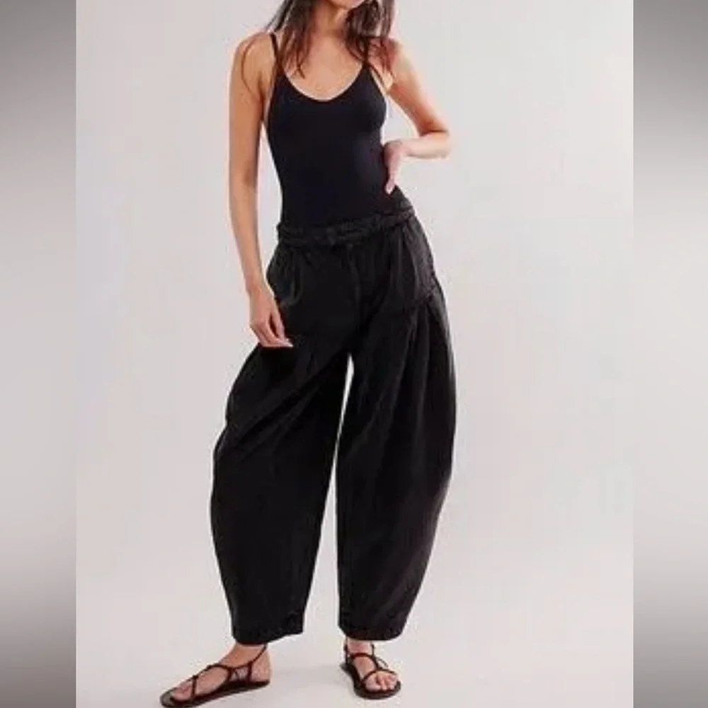 NWOT Free People Sarina Pleated Trousers - Picture 2 of 2